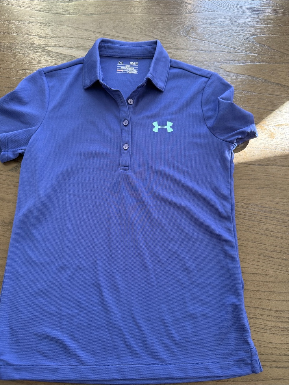 3 - Under Armour Short Sleeve Polos with Logo. $25 for all 3!